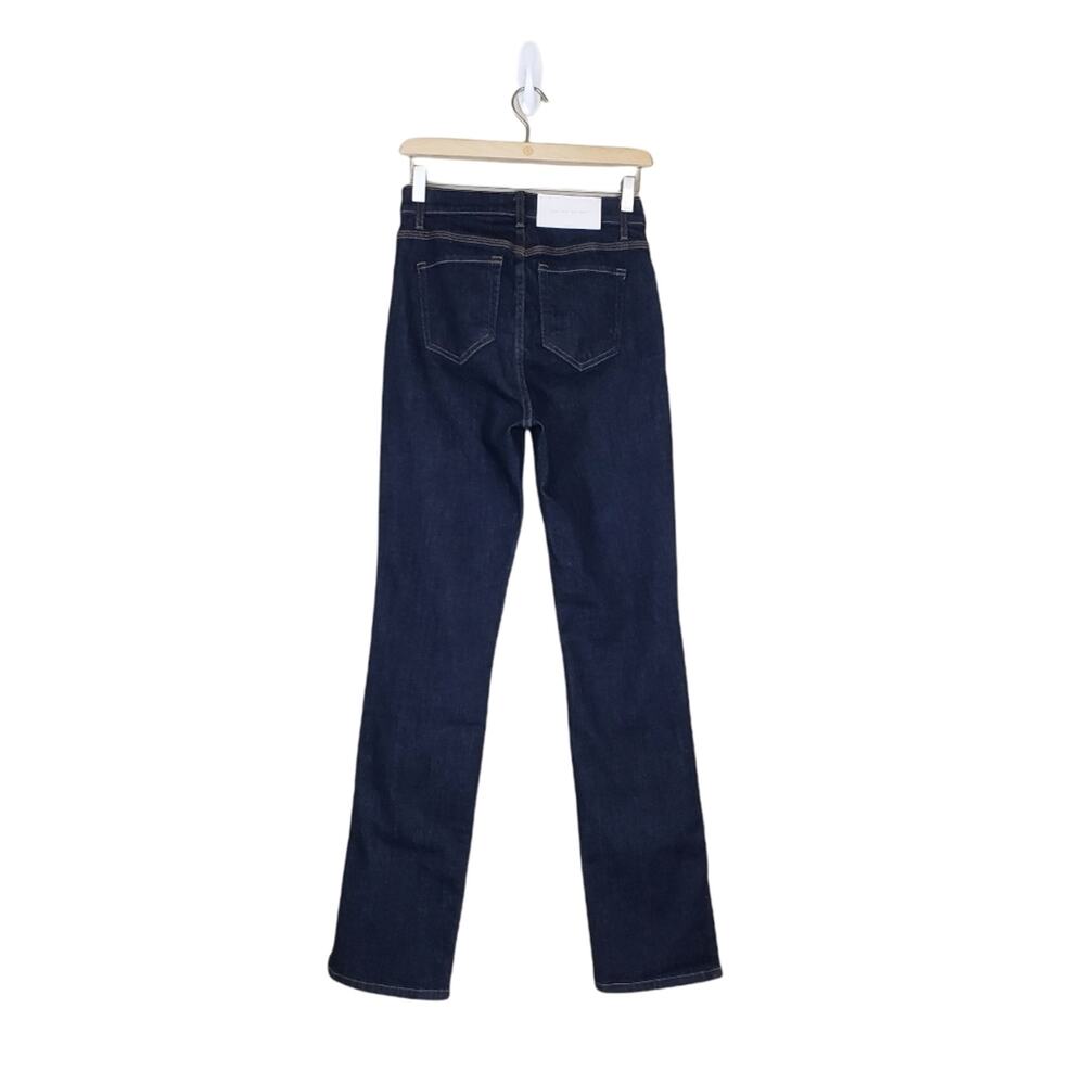 BLDWN Vented Hi Rise Skinny Jean Abyss Blue Dark Wash Women's 28 NEW - Picture 4 of 16